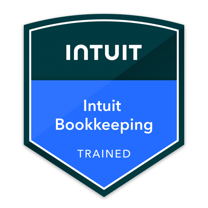 Intuit Bookkeeping certification badge